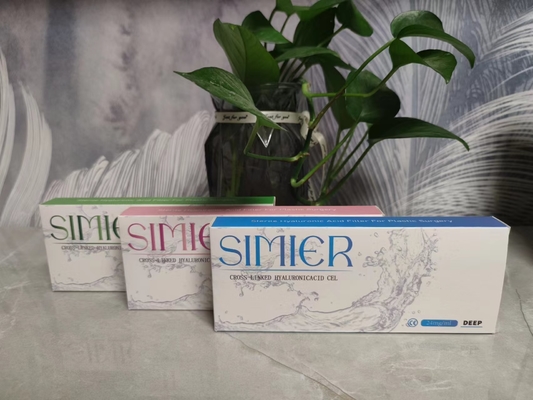 Subq Dermal Filler Cross Linked Natriumhyaluronat Anti Falten