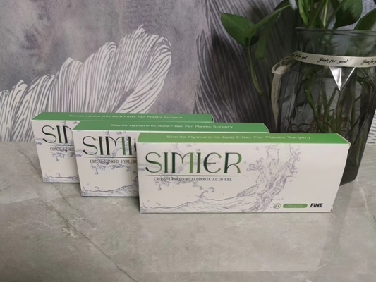 Durchsichtiges Hautfiller für Lippen und Gesichter 24 mg/ml Hyaluronsäure-Injektionen