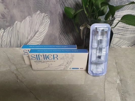 SIMIER 2 ml Anti- Falten- Injektionsmittel mit Hyaluronsäure für das Gesicht