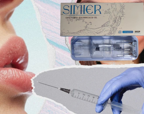 SIMIER 2 ml Anti- Falten- Injektionsmittel mit Hyaluronsäure für das Gesicht