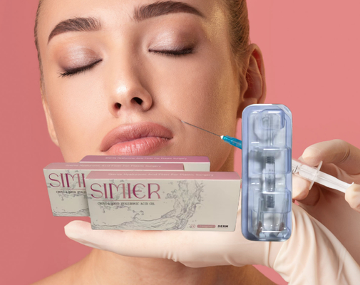 Gel Cross Linked Hyaluronsäure Lippenfiller gegen Falten 1 ml 2 ml