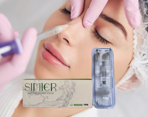 Female Dermal Lip Fillers Cross Linked Hyaluronsäure 2ml HA Körperfiller