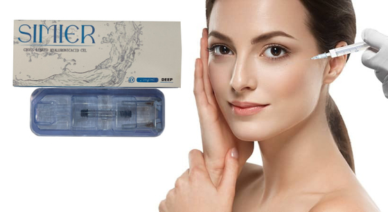 Kreuzverknüpfte Hautfiller für die Lippen, Gesichtsfiller für die Haut, Injektionsmittel mit Hyaluronsäure