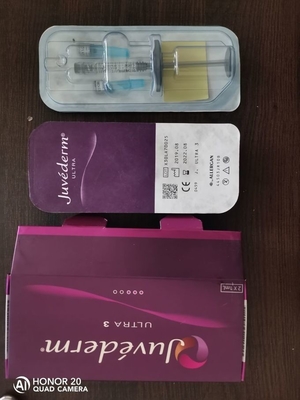 Glatte Falten Injektierbares Hautfüllmittel Hyaluronsäure Juvederm Ultra 3 2*1ml