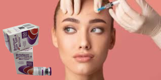 Weißes Pulver Allergan Botox-Injektionen gegen Stirnfalten